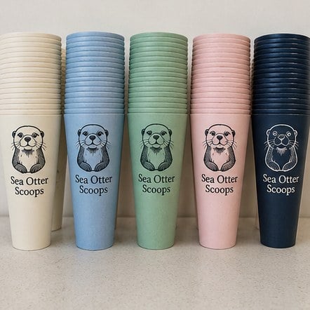Customized cone sleeves for weddings and events